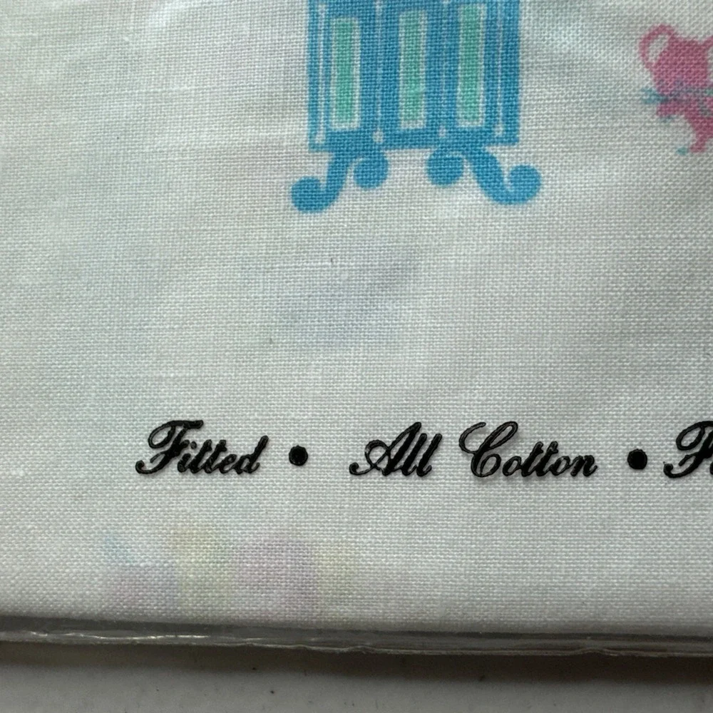 Vintage Chix Dude 100% Cotton Multicolored Stripes Fitted Baby Pillowcase